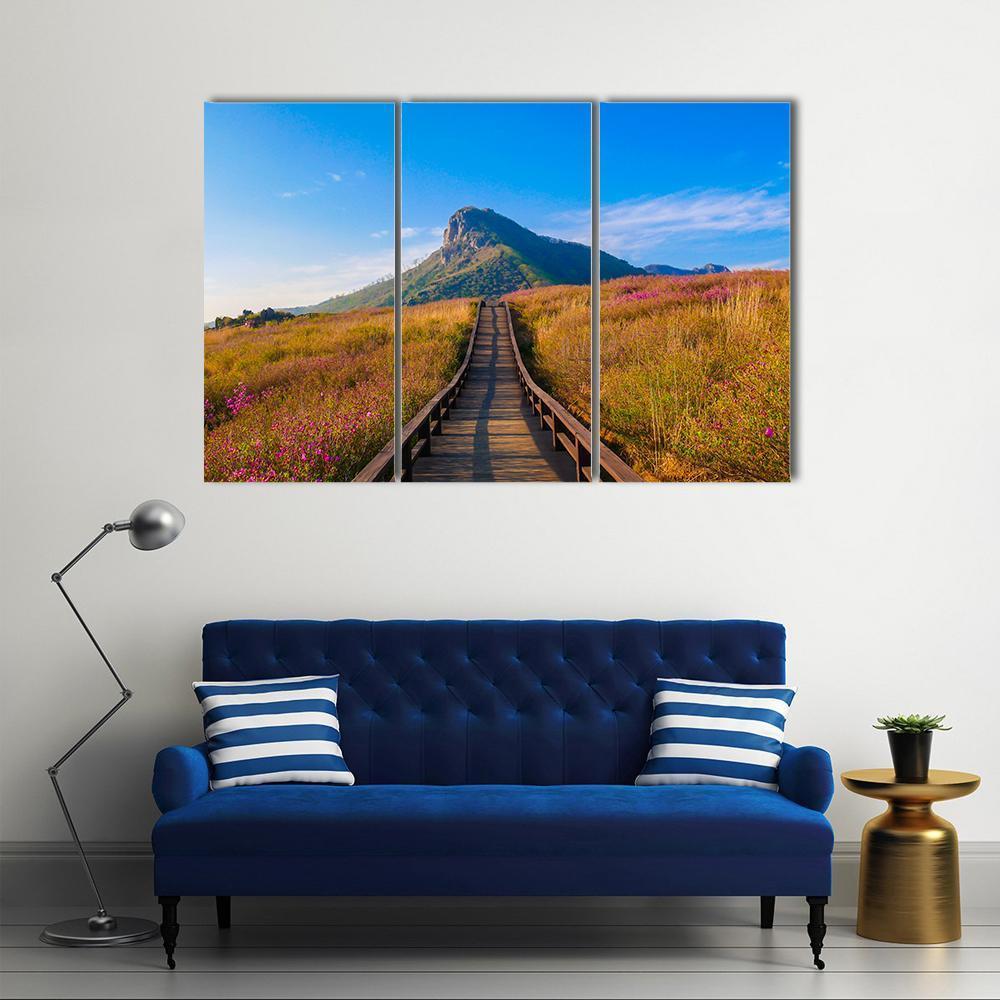 Hwangmaesan Mountain South Korea Canvas Wall Art-3 Horizontal-Gallery Wrap-37" x 24"-Tiaracle