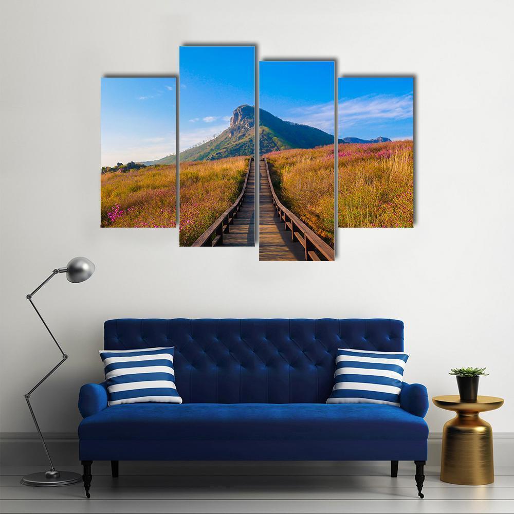 Hwangmaesan Mountain South Korea Canvas Wall Art-4 Pop-Gallery Wrap-50" x 32"-Tiaracle