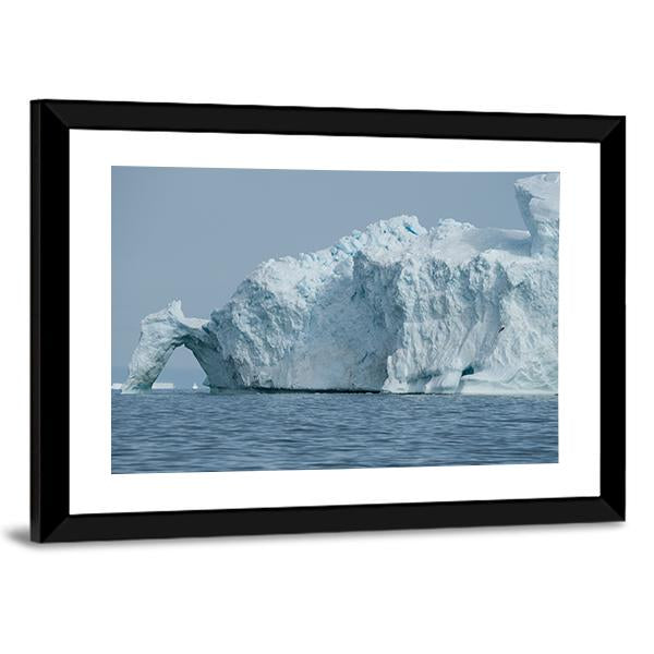 Iceberg Floating In Disko Bay Canvas Wall Art-3 Horizontal-Gallery Wrap-25" x 16"-Tiaracle