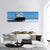 Icebreaker Ship On The Ice Panoramic Canvas Wall Art-3 Piece-25" x 08"-Tiaracle