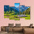 Idyllic Landscape With Alps In Sunset Canvas Wall Art-5 Pop-Gallery Wrap-47" x 32"-Tiaracle