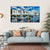 Iguacu Falls In Brazil Canvas Wall Art-5 Horizontal-Gallery Wrap-22" x 12"-Tiaracle