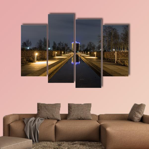 Gasometer From Olga Park Canvas Wall Art-4 Pop-Gallery Wrap-50" x 32"-Tiaracle