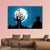 Illustration Of Halloween Canvas Wall Art-4 Pop-Gallery Wrap-50" x 32"-Tiaracle