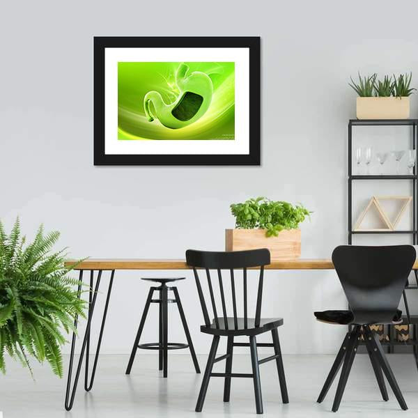 Illustration Of Stomach Canvas Wall Art-3 Horizontal-Gallery Wrap-25" x 16"-Tiaracle