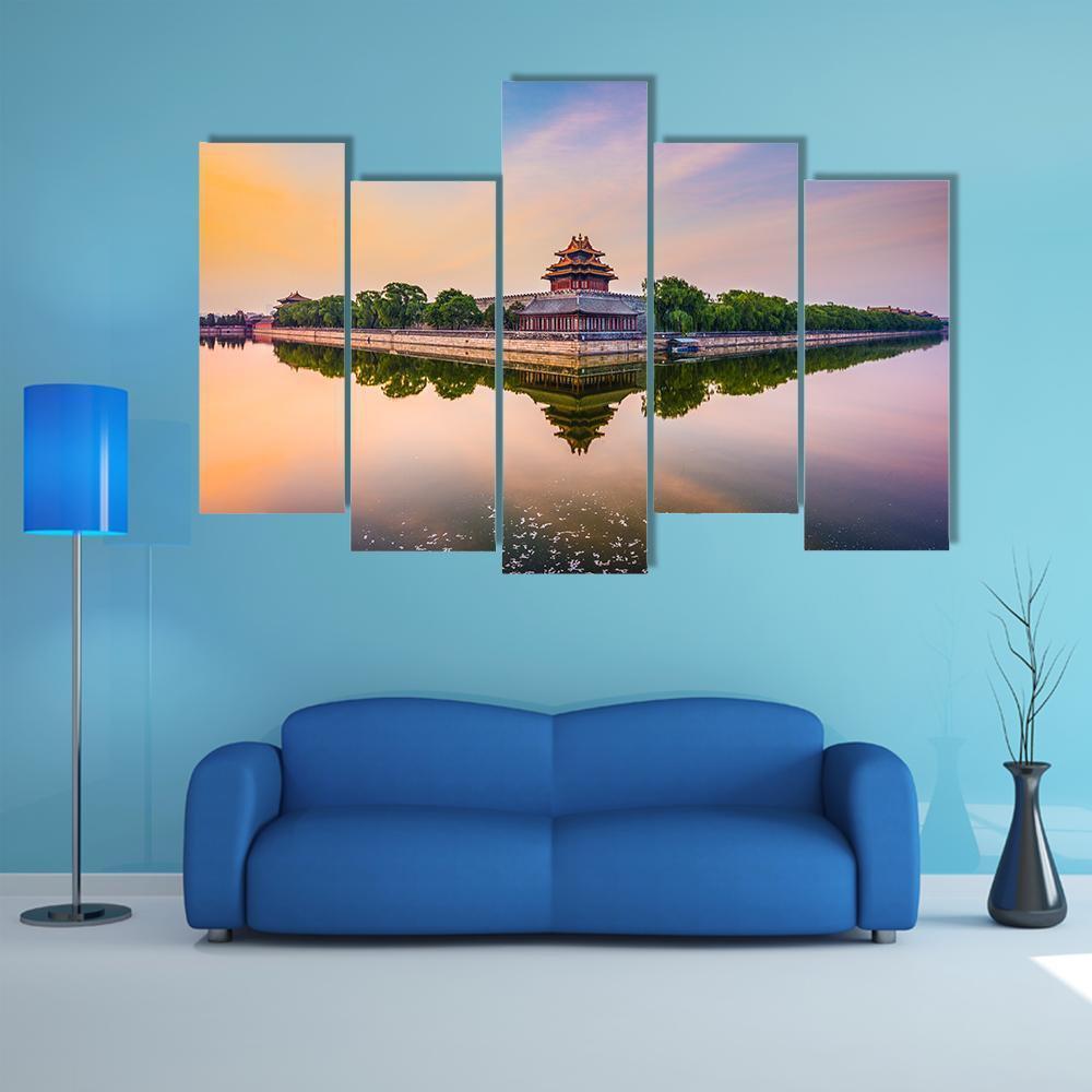 Imperial City North Gate Canvas Wall Art-5 Pop-Gallery Wrap-47" x 32"-Tiaracle
