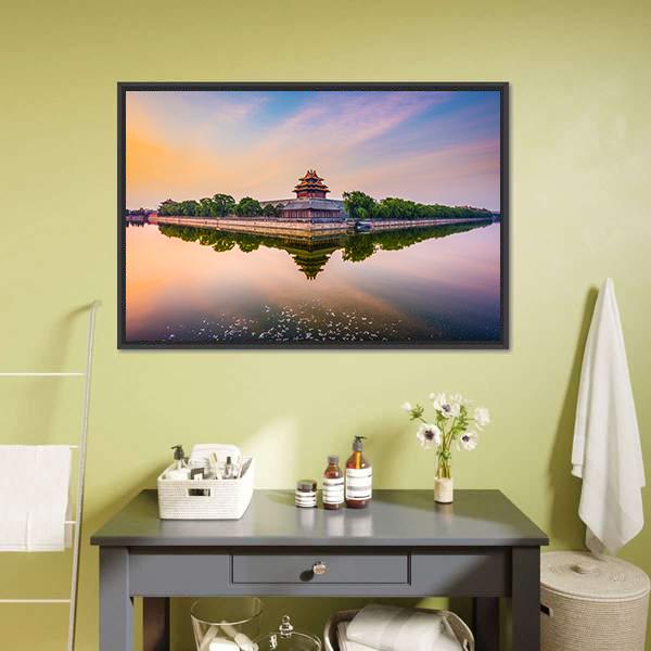 Imperial City North Gate Canvas Wall Art-3 Horizontal-Gallery Wrap-25" x 16"-Tiaracle