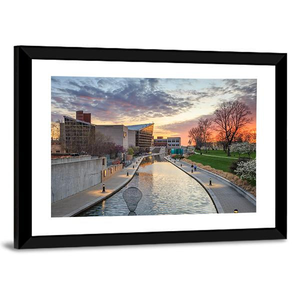 Indiana State Museum Canvas Wall Art-3 Horizontal-Gallery Wrap-25" x 16"-Tiaracle