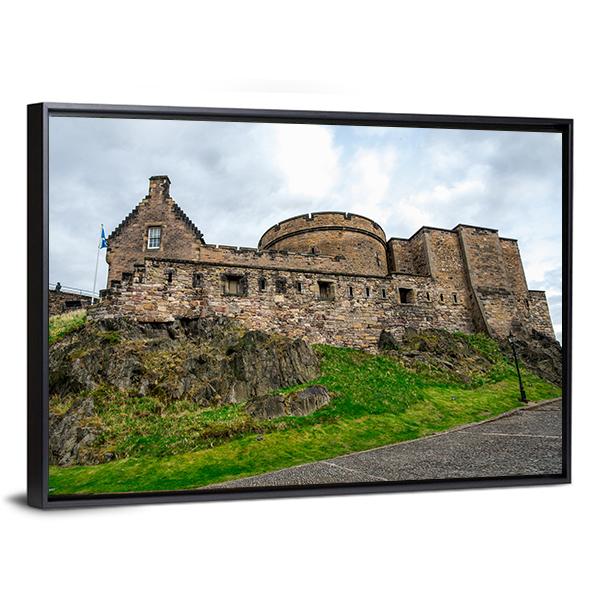 Inner View Of Edinburgh Castle Canvas Wall Art-3 Horizontal-Gallery Wrap-25" x 16"-Tiaracle