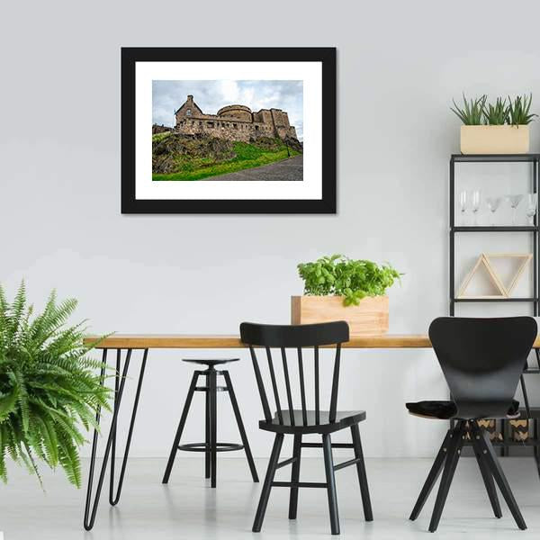 Inner View Of Edinburgh Castle Canvas Wall Art-3 Horizontal-Gallery Wrap-25" x 16"-Tiaracle