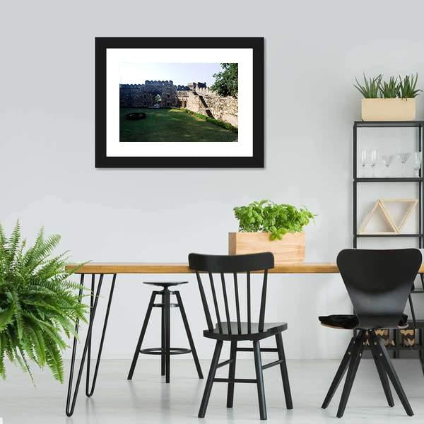 Inside Of Jhansi Fort Canvas Wall Art-3 Horizontal-Gallery Wrap-25" x 16"-Tiaracle