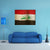 Iraq Flag Canvas Wall Art-1 Piece-Gallery Wrap-48" x 32"-Tiaracle