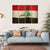 Iraq Flag Canvas Wall Art-4 Horizontal-Gallery Wrap-34" x 24"-Tiaracle