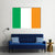 Ireland Flag Canvas Wall Art-4 Horizontal-Gallery Wrap-34" x 24"-Tiaracle
