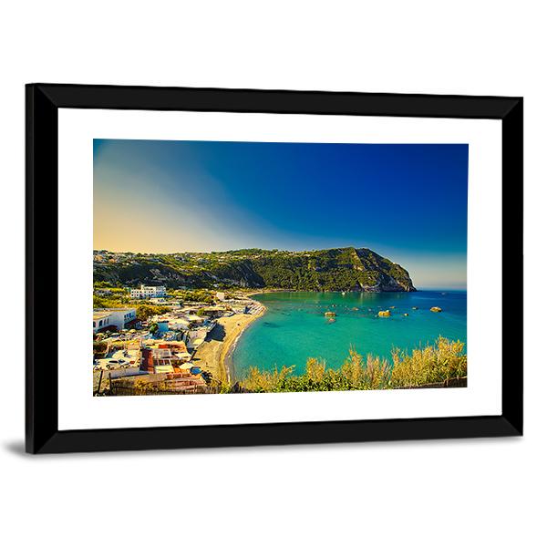 Ischia Island Canvas Wall Art-3 Horizontal-Gallery Wrap-25" x 16"-Tiaracle