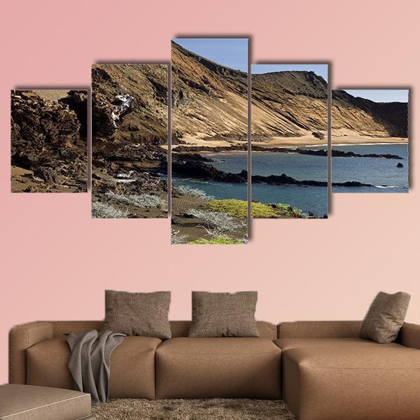 Galapagos Islands In Ecuador Canvas Wall Art-5 Star-Gallery Wrap-62" x 32"-Tiaracle