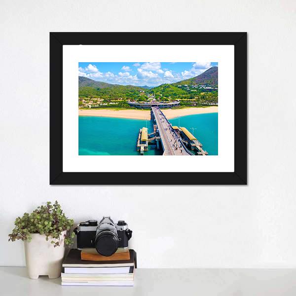 Island Of Sanya China Canvas Wall Art-1 Piece-Framed Print-20&quot; x 16&quot;-Tiaracle