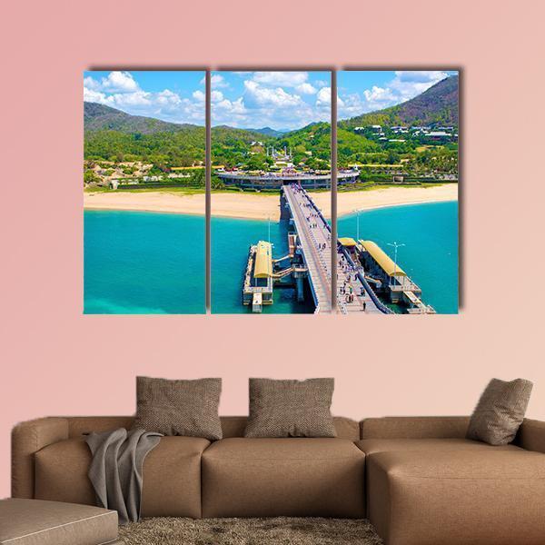 Island Of Sanya China Canvas Wall Art-3 Horizontal-Gallery Wrap-37" x 24"-Tiaracle