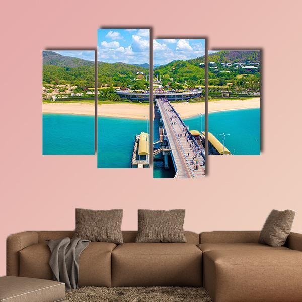 Island Of Sanya China Canvas Wall Art-4 Pop-Gallery Wrap-50&quot; x 32&quot;-Tiaracle