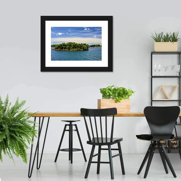 Islands In National Park Ontario Canada Canvas Wall Art-3 Horizontal-Gallery Wrap-25" x 16"-Tiaracle