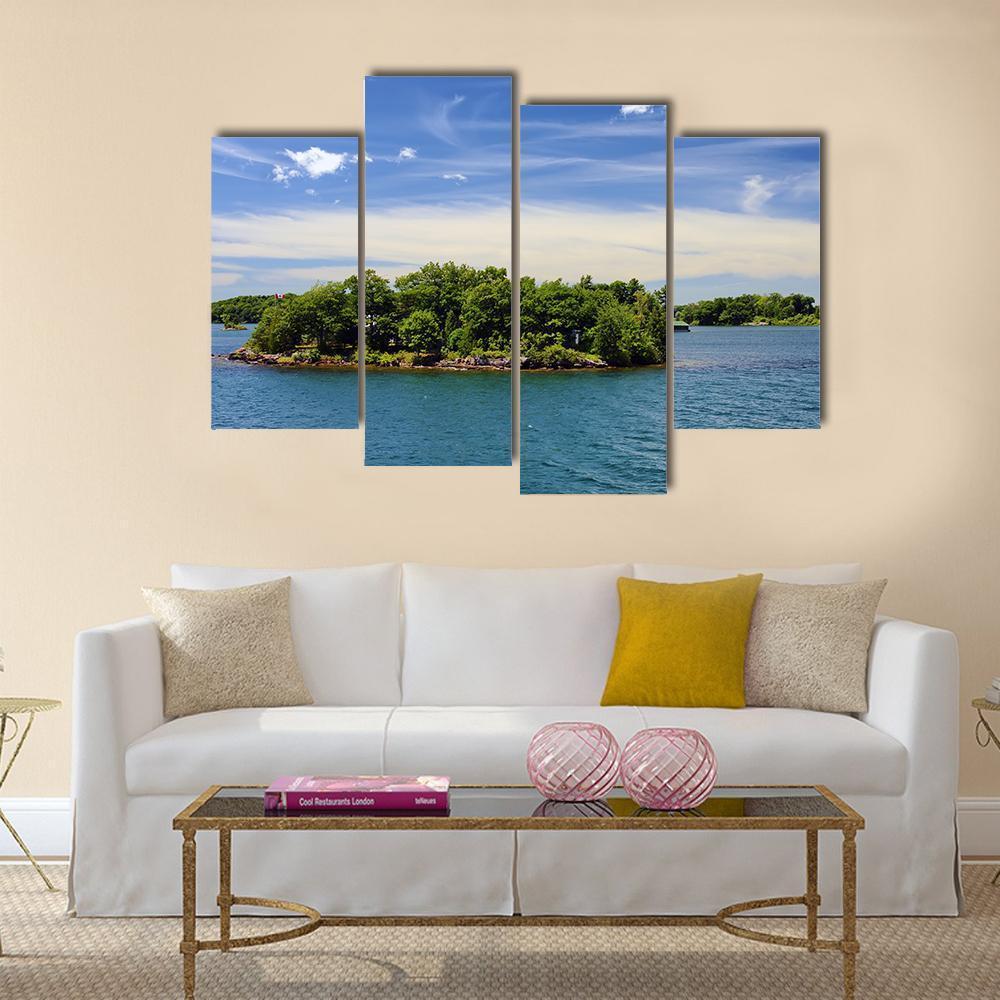 Islands In National Park Ontario Canada Canvas Wall Art-4 Pop-Gallery Wrap-50" x 32"-Tiaracle