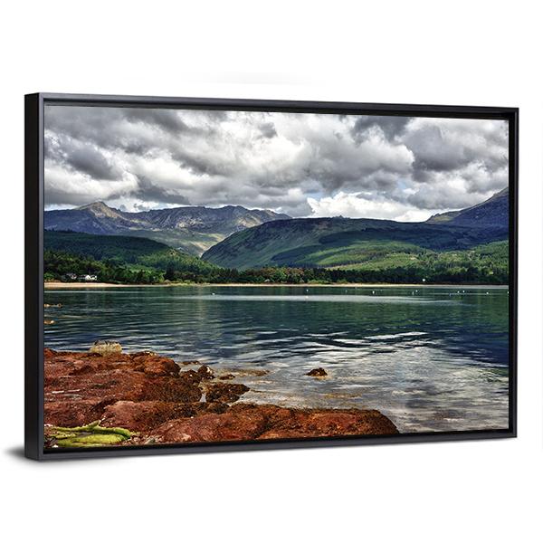 Isle Of Arran In Scotland Canvas Wall Art-3 Horizontal-Gallery Wrap-25" x 16"-Tiaracle