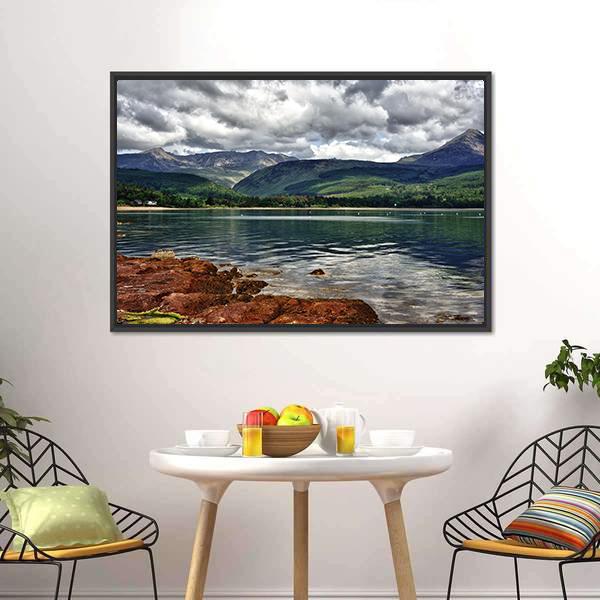 Isle Of Arran In Scotland Canvas Wall Art-3 Horizontal-Gallery Wrap-25" x 16"-Tiaracle