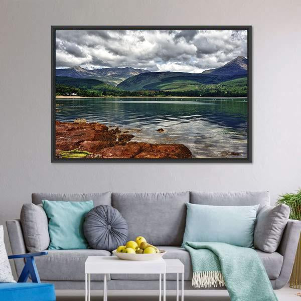 Isle Of Arran In Scotland Canvas Wall Art-3 Horizontal-Gallery Wrap-25" x 16"-Tiaracle
