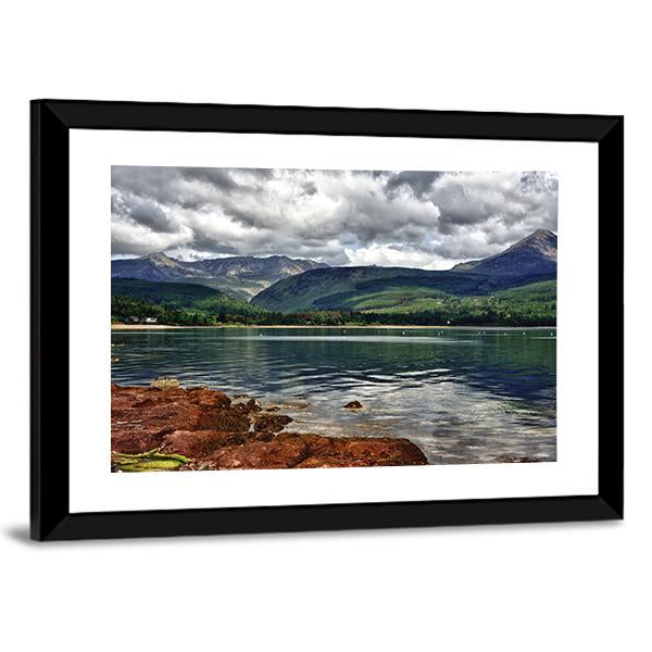 Isle Of Arran In Scotland Canvas Wall Art-3 Horizontal-Gallery Wrap-25" x 16"-Tiaracle
