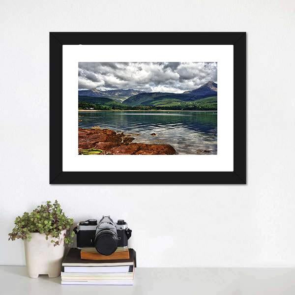 Isle Of Arran In Scotland Canvas Wall Art-1 Piece-Framed Print-20" x 16"-Tiaracle