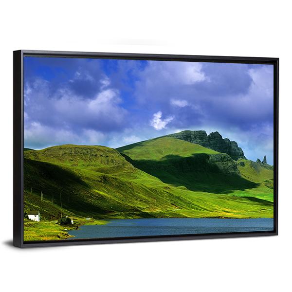 Isle Of Skye In Scotland Canvas Wall Art-3 Horizontal-Gallery Wrap-25" x 16"-Tiaracle