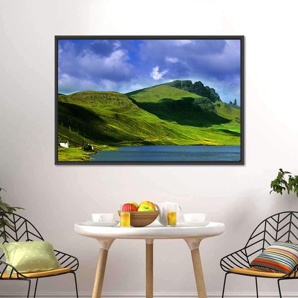 Isle Of Skye In Scotland Canvas Wall Art-3 Horizontal-Gallery Wrap-25" x 16"-Tiaracle