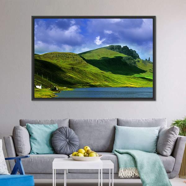 Isle Of Skye In Scotland Canvas Wall Art-3 Horizontal-Gallery Wrap-25" x 16"-Tiaracle