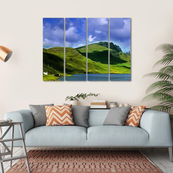 Isle Of Skye In Scotland Canvas Wall Art-4 Horizontal-Gallery Wrap-34" x 24"-Tiaracle