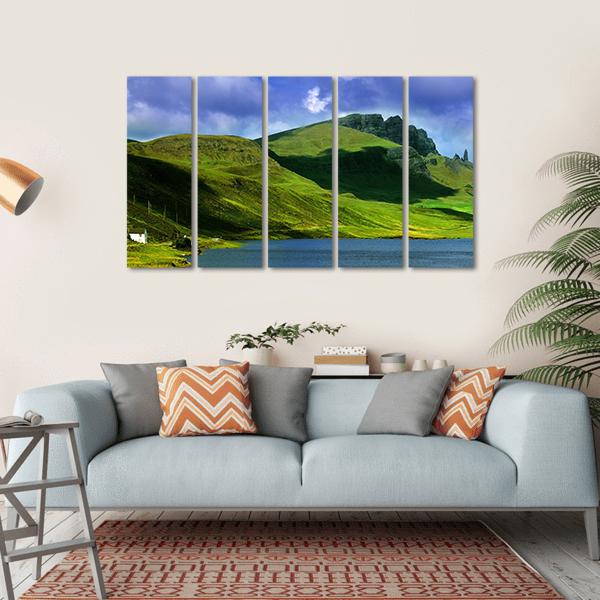 Isle Of Skye In Scotland Canvas Wall Art-5 Horizontal-Gallery Wrap-22" x 12"-Tiaracle