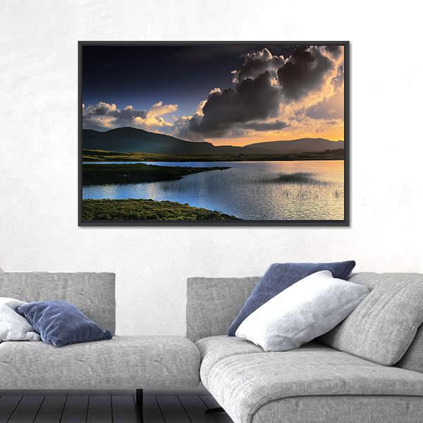 Isle Of Skye Scotland Canvas Wall Art-1 Piece-Floating Frame-24" x 16"-Tiaracle