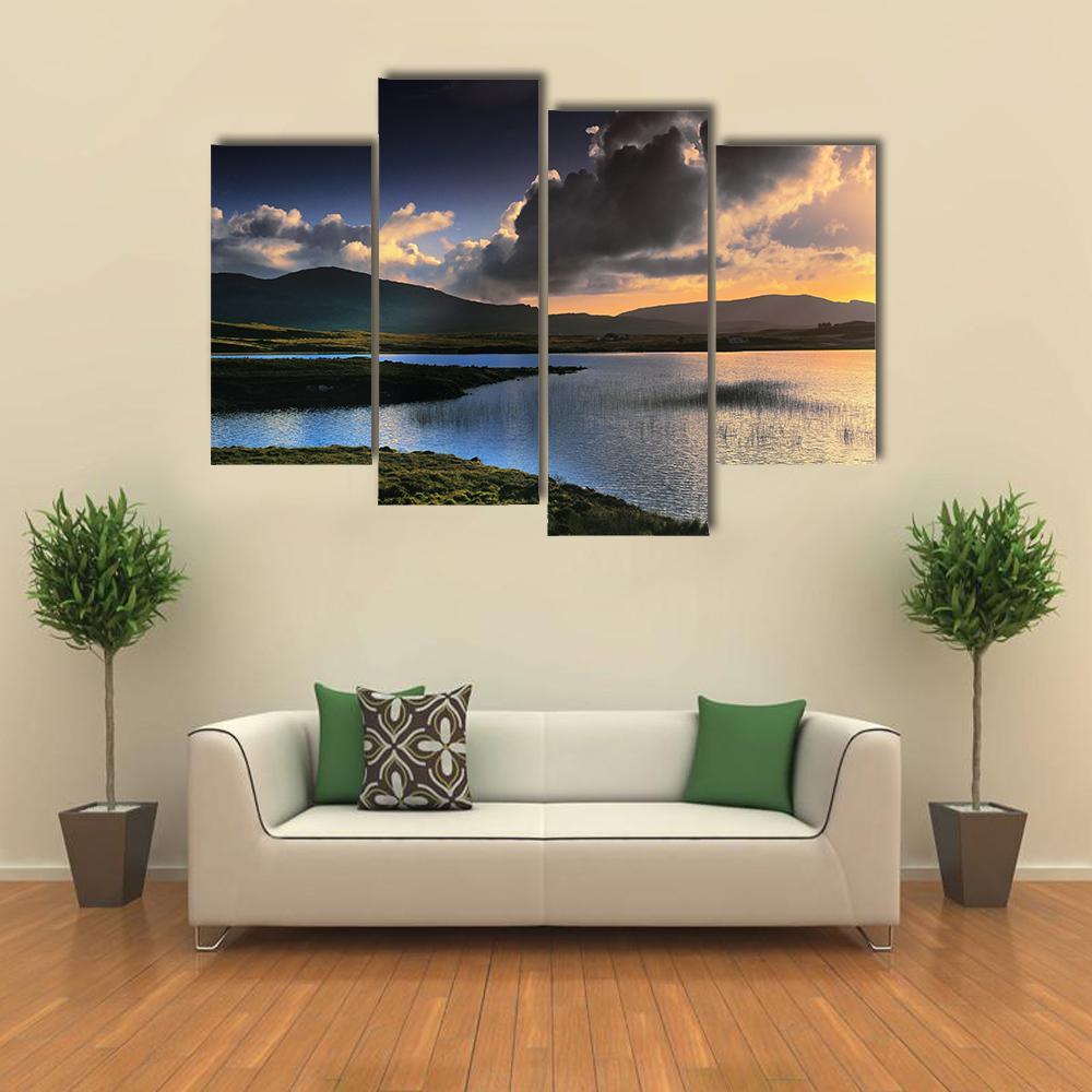 Isle Of Skye Scotland Canvas Wall Art-4 Pop-Gallery Wrap-50" x 32"-Tiaracle