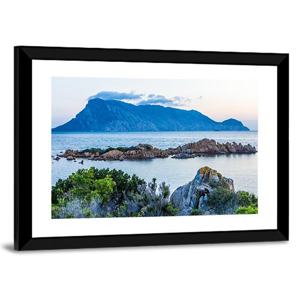 Isola Tavolara Canvas Wall Art-5 Horizontal-Gallery Wrap-22" x 12"-Tiaracle