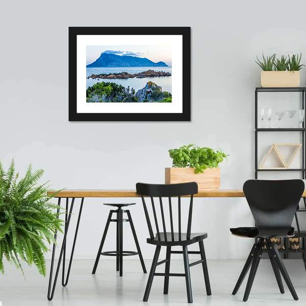 Isola Tavolara Canvas Wall Art-5 Horizontal-Gallery Wrap-22" x 12"-Tiaracle