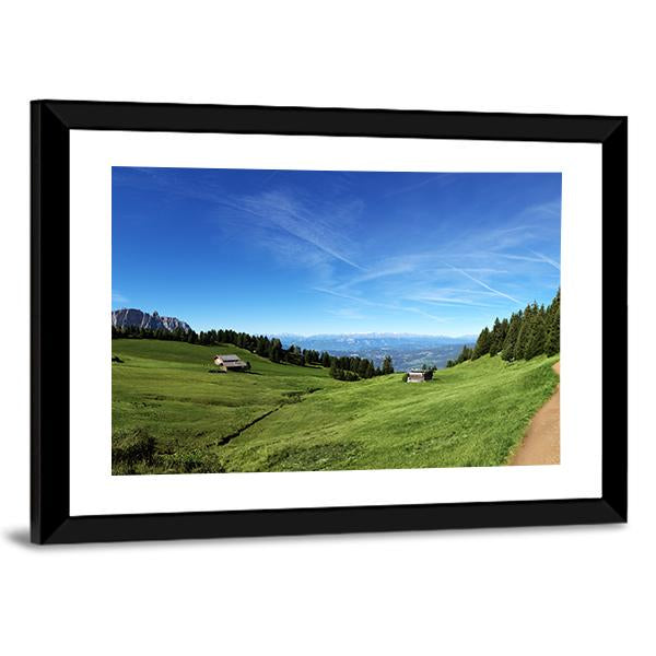 Italian Mountain In Tyrol Canvas Wall Art-3 Horizontal-Gallery Wrap-25" x 16"-Tiaracle