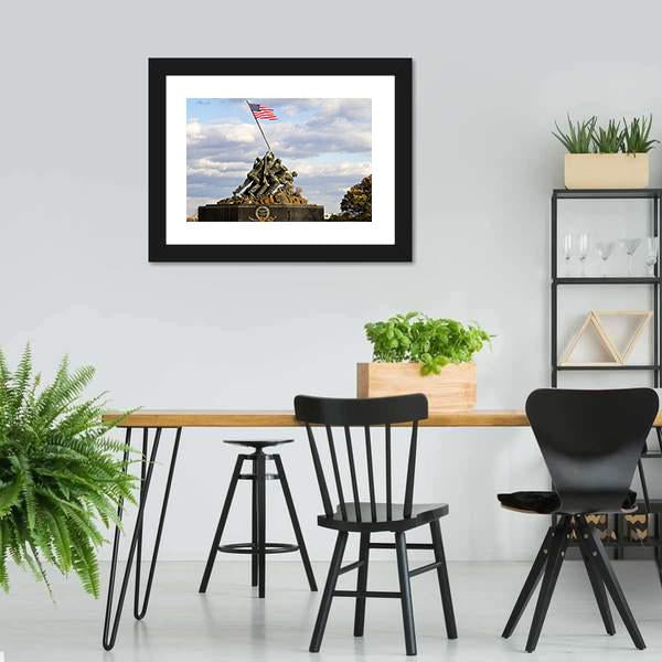 Iwo Jima Memorial USA Canvas Wall Art-5 Horizontal-Gallery Wrap-22" x 12"-Tiaracle