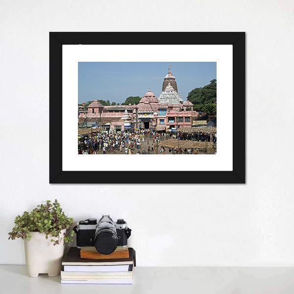 Jagannath Temple India Canvas Wall Art-5 Horizontal-Gallery Wrap-22" x 12"-Tiaracle
