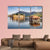 Jal Mahal In Man Sagar Lake Canvas Wall Art-5 Star-Gallery Wrap-62" x 32"-Tiaracle