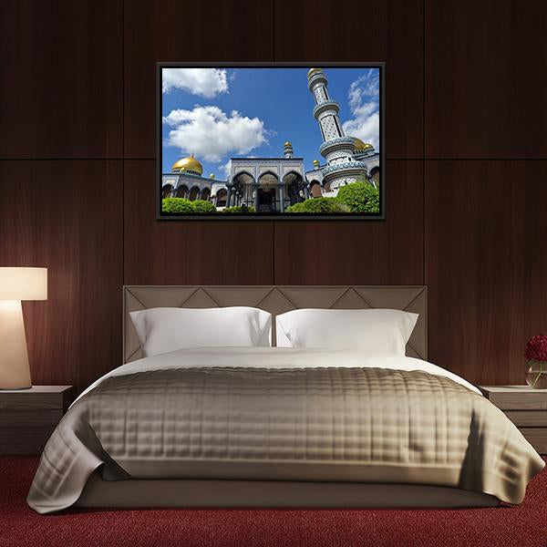 Jame Asr Mosque Canvas Wall Art-3 Horizontal-Gallery Wrap-25" x 16"-Tiaracle