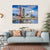 Japan City Skyline Canvas Wall Art-4 Horizontal-Gallery Wrap-34" x 24"-Tiaracle