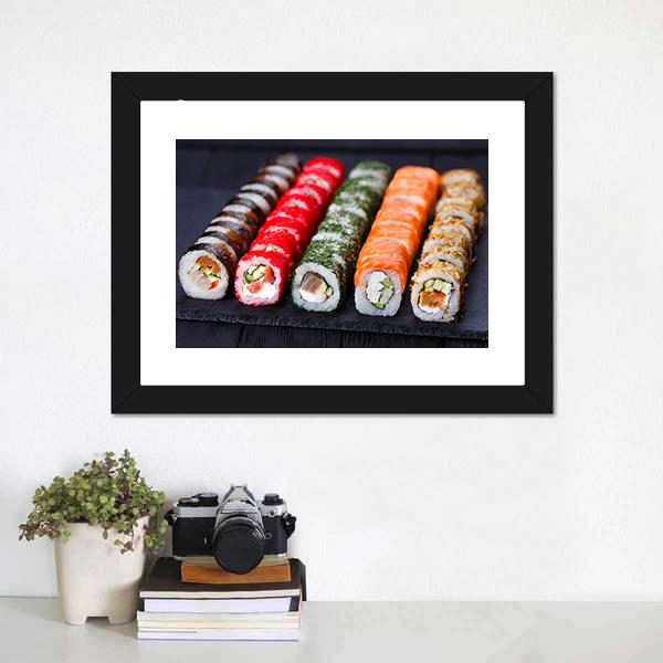 Japanese Cuisine Canvas Wall Art-1 Piece-Framed Print-20&quot; x 16&quot;-Tiaracle