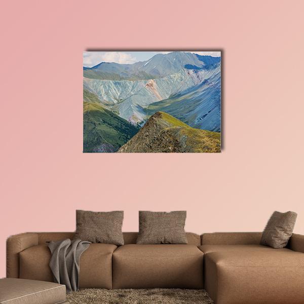 Karatyurek Pass Russia Canvas Wall Art-1 Piece-Gallery Wrap-48" x 32"-Tiaracle