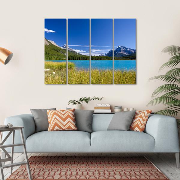 Jasper National Park Alberta Canvas Wall Art-4 Horizontal-Gallery Wrap-34" x 24"-Tiaracle