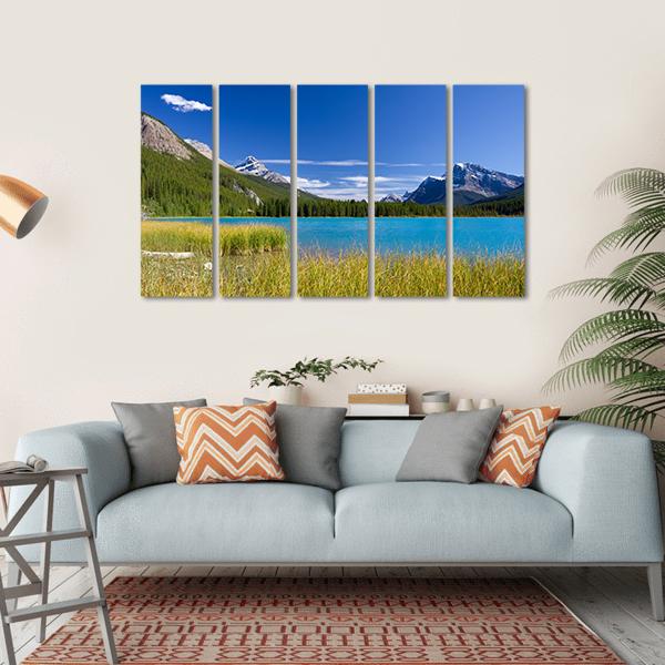 Jasper National Park Alberta Canvas Wall Art-5 Horizontal-Gallery Wrap-22" x 12"-Tiaracle