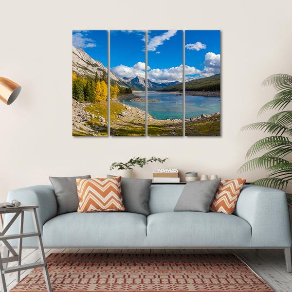 Jasper National Park Canada Canvas Wall Art-4 Horizontal-Gallery Wrap-34" x 24"-Tiaracle